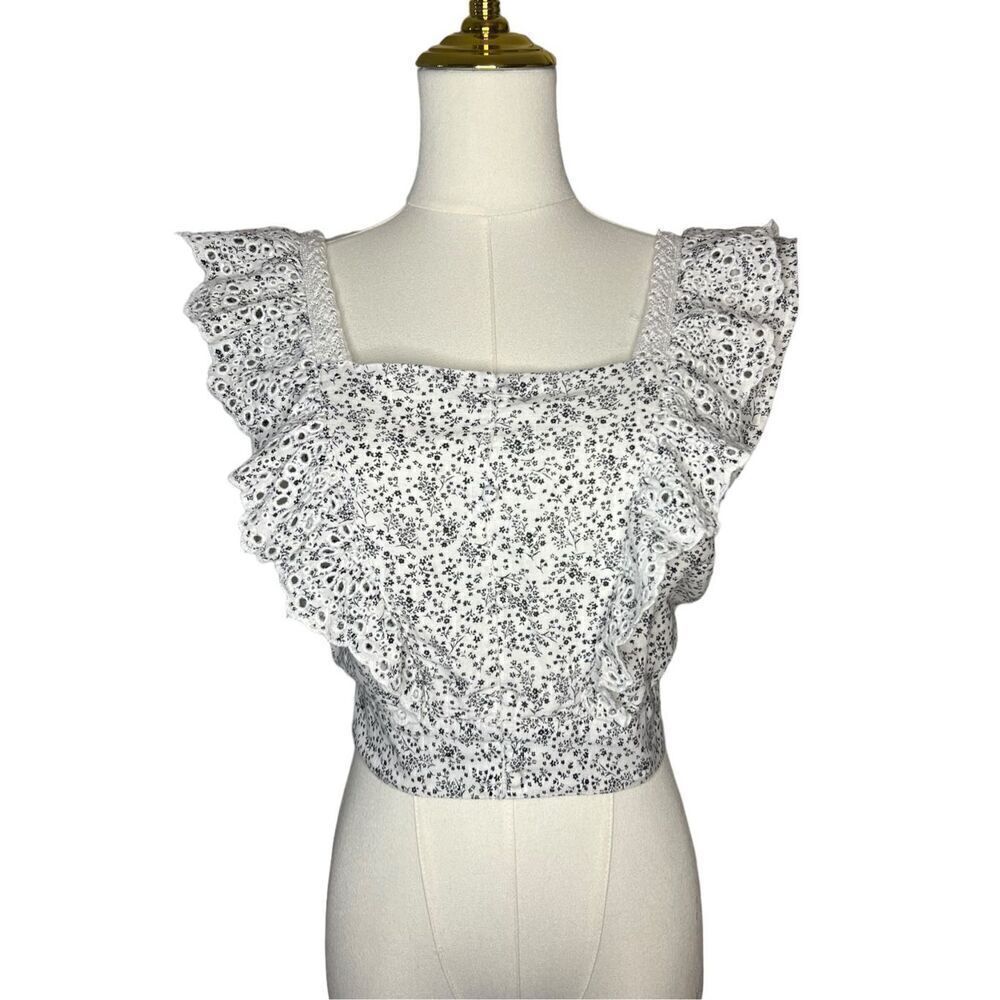 American Eagle Floral Tie Crop‎ Top - Women’s XL NEW